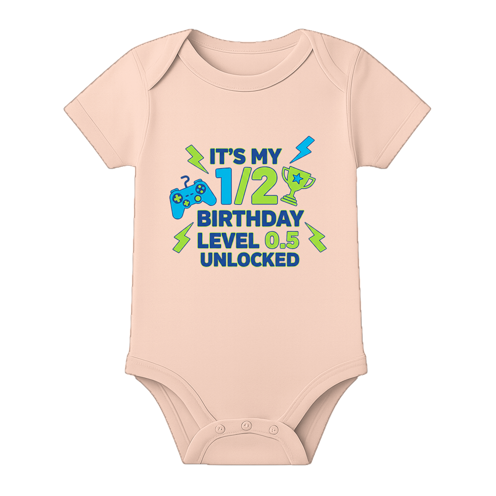 6 Month Old Baby Onesie with Name Customization