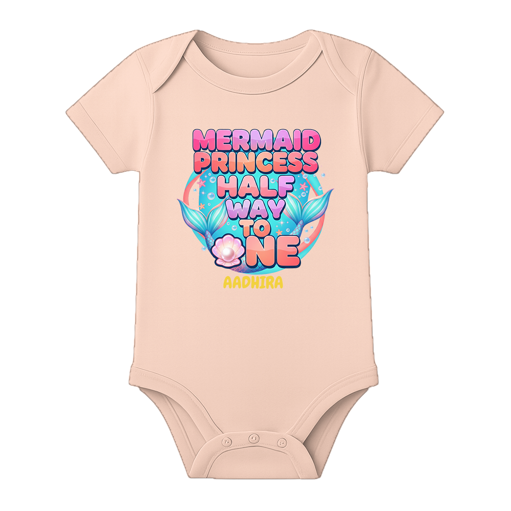 6 Month Baby Celebration Outfit Personalized