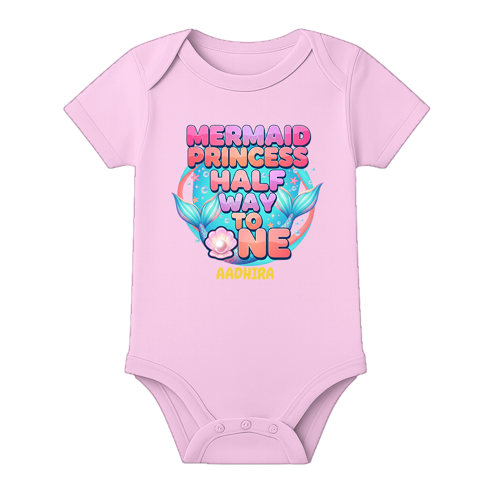 6 Month Baby Celebration Outfit Personalized