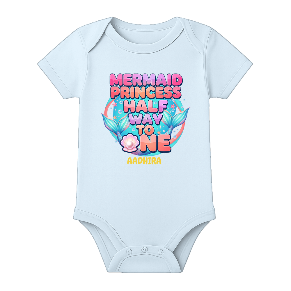 6 Month Baby Celebration Outfit Personalized
