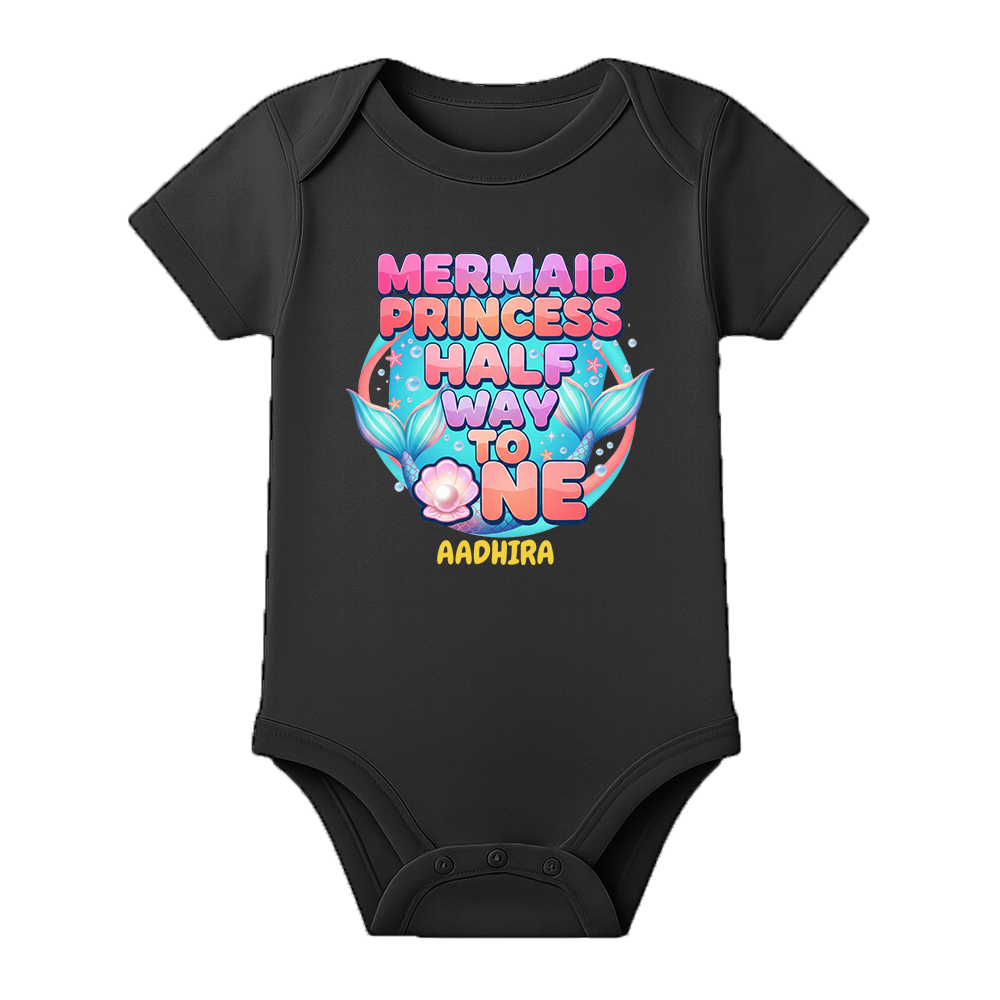 6 Month Baby Celebration Outfit Personalized