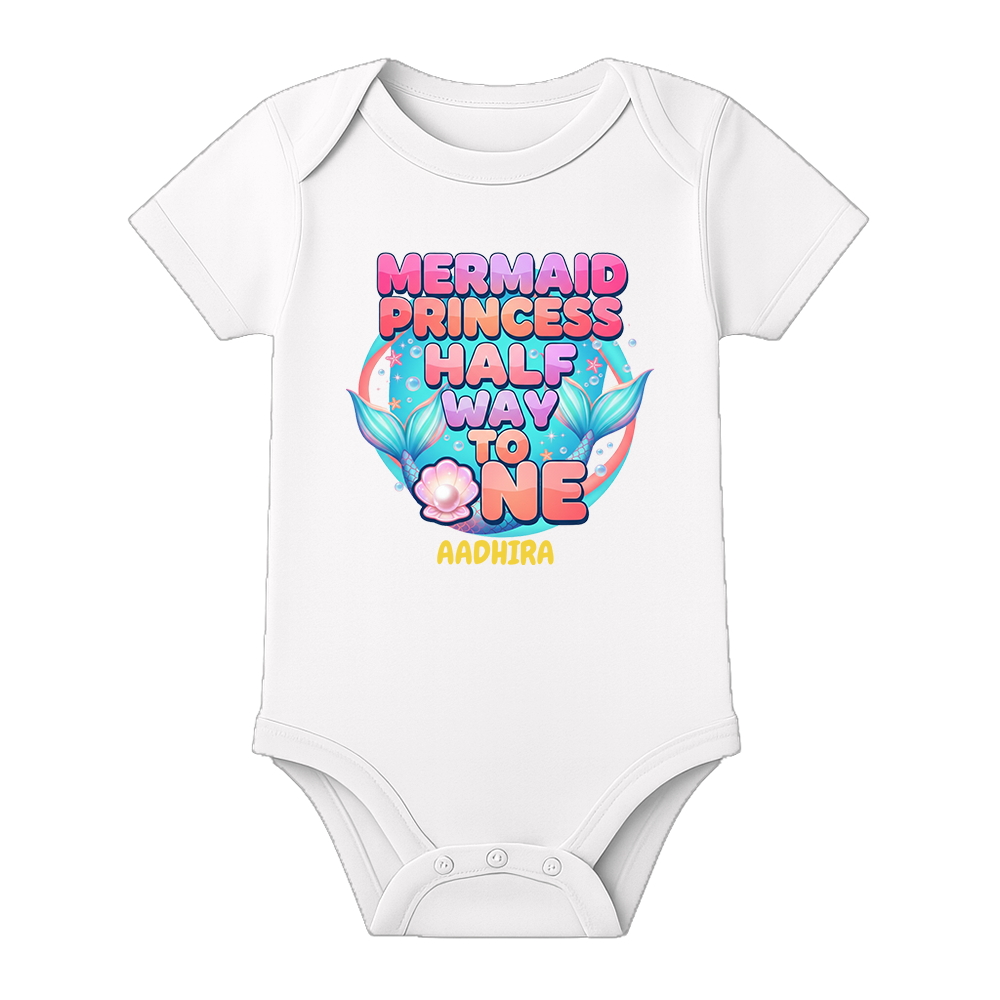6 Month Baby Celebration Outfit Personalized