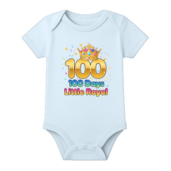 100th Day Celebration Romper Soft Cotton Baby Outfit