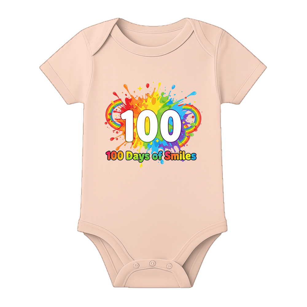 100 Days Completed Baby Romper Indian Celebration Special