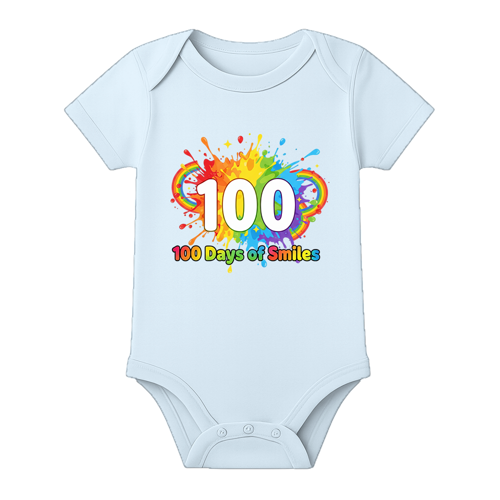 100 Days Completed Baby Romper Indian Celebration Special