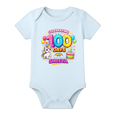 100 Days Old Baby Romper Soft Cotton Outfit