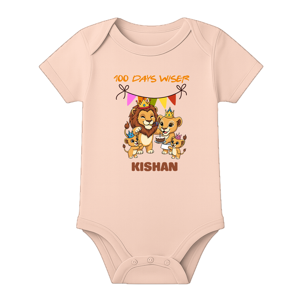 100 Days Ceremony Baby Onesie Comfortable Fit