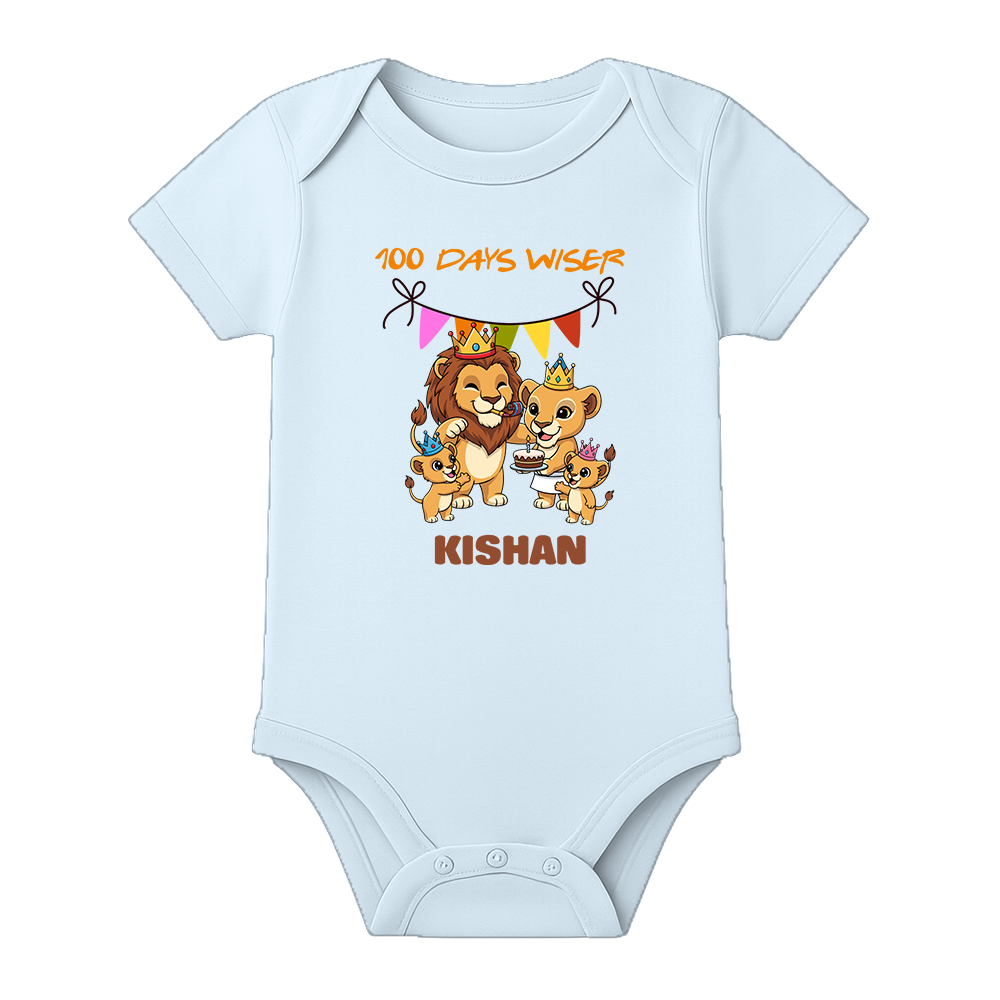 100 Days Ceremony Baby Onesie Comfortable Fit