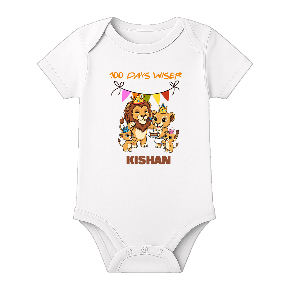 100 Days Ceremony Baby Onesie Comfortable Fit