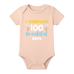 100 Days Baby Outfit Romper for Family Celebration