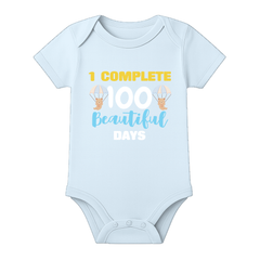 100 Days Baby Outfit Romper for Family Celebration