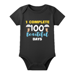 100 Days Baby Outfit Romper for Family Celebration