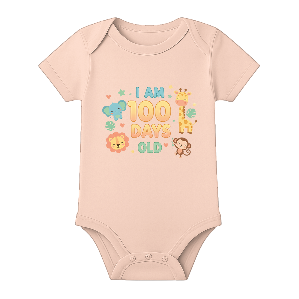 100 Days Complete Baby Romper Premium Fabric