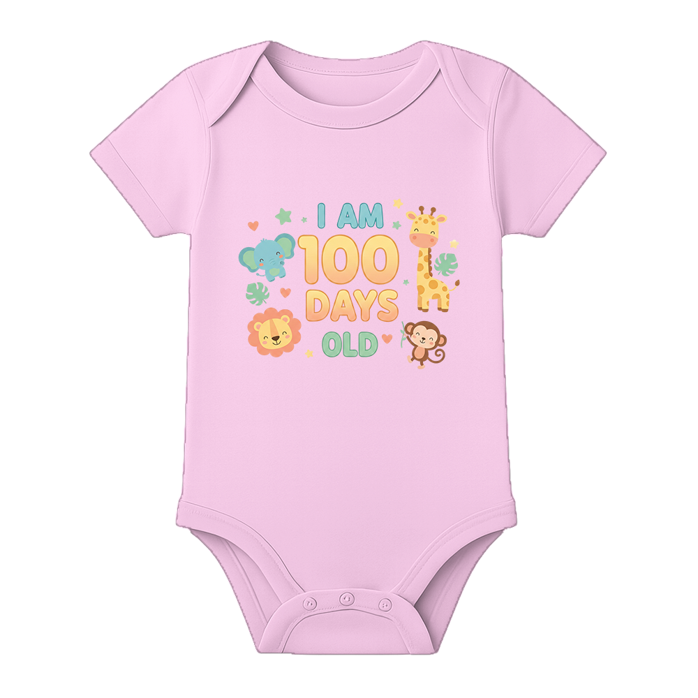 100 Days Complete Baby Romper Premium Fabric