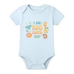 100 Days Complete Baby Romper Premium Fabric