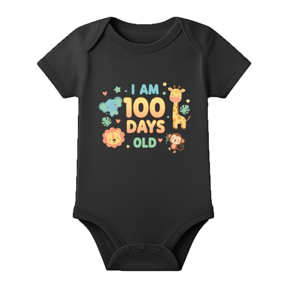 100 Days Complete Baby Romper Premium Fabric