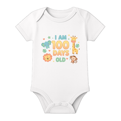 100 Days Complete Baby Romper Premium Fabric