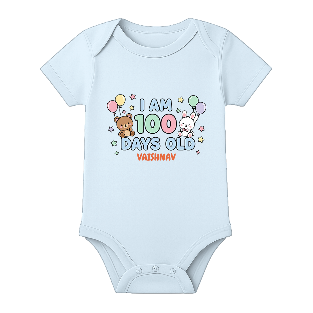 100 Days Baby Special Onesie for Naming Ceremony