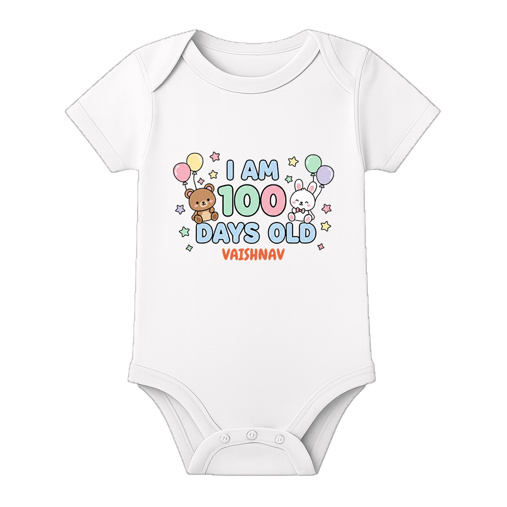 100 Days Baby Special Onesie for Naming Ceremony