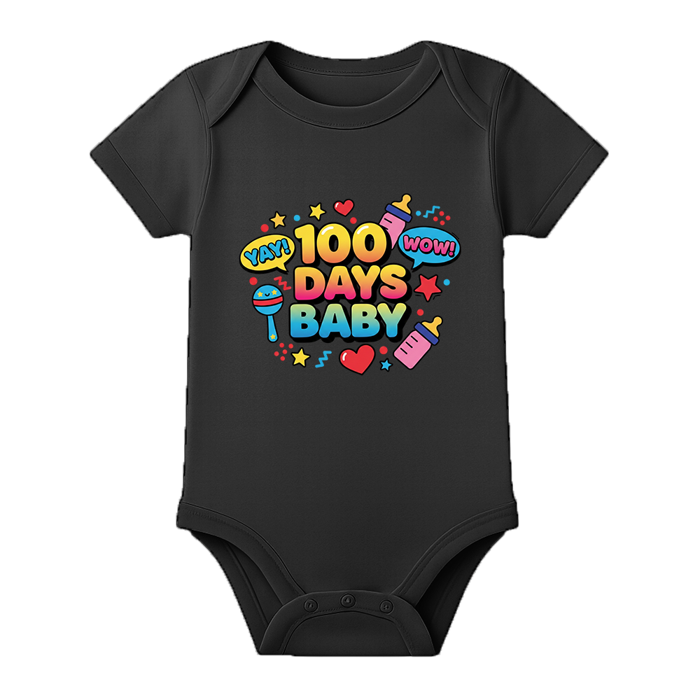 100 Days Baby Anniversary Onesie Milestone Outfit