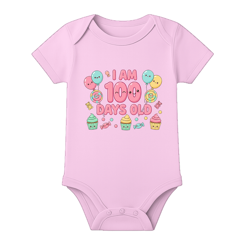 100 Days Celebration Romper for Baby Girl India