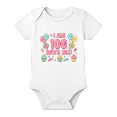 100 Days Celebration Romper for Baby Girl India