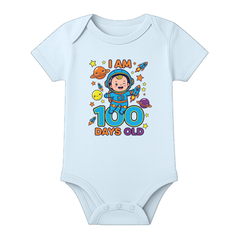 100 Days Milestone Baby Romper Customizable Design