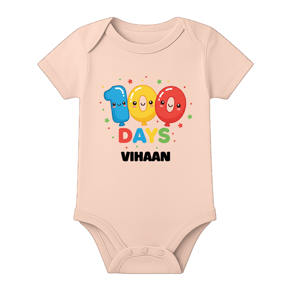 100 Days Complete Baby Romper Soft Premium Fabric