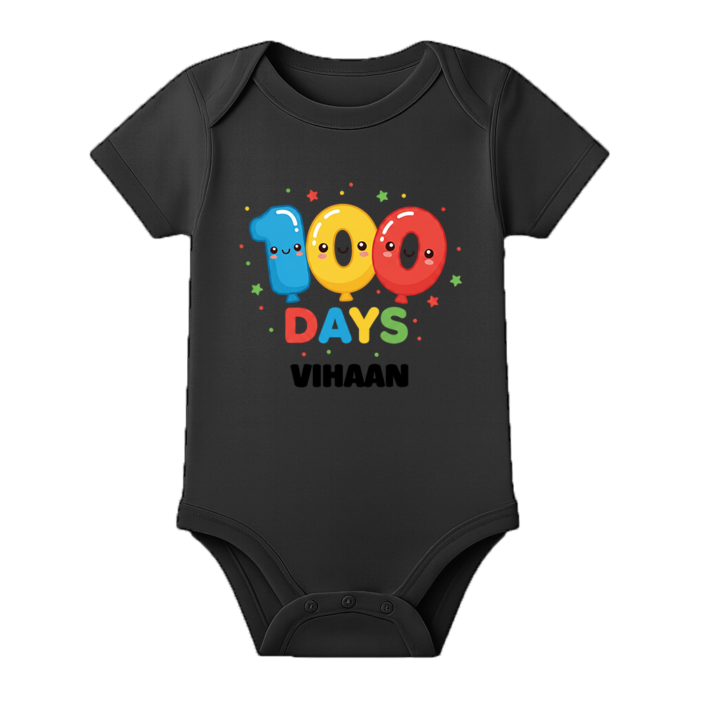 100 Days Complete Baby Romper Soft Premium Fabric