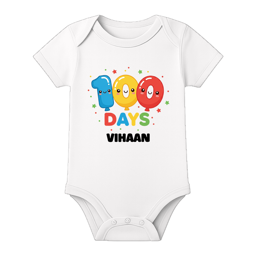 100 Days Complete Baby Romper Soft Premium Fabric