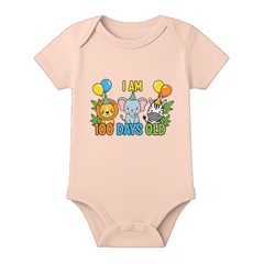 100 Days Celebration Baby Onesie Custom Name Option