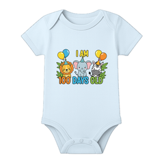 100 Days Celebration Baby Onesie Custom Name Option
