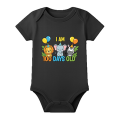 100 Days Celebration Baby Onesie Custom Name Option