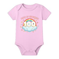 100 Days Baby Bodysuit Milestone Printed Cotton Wear
