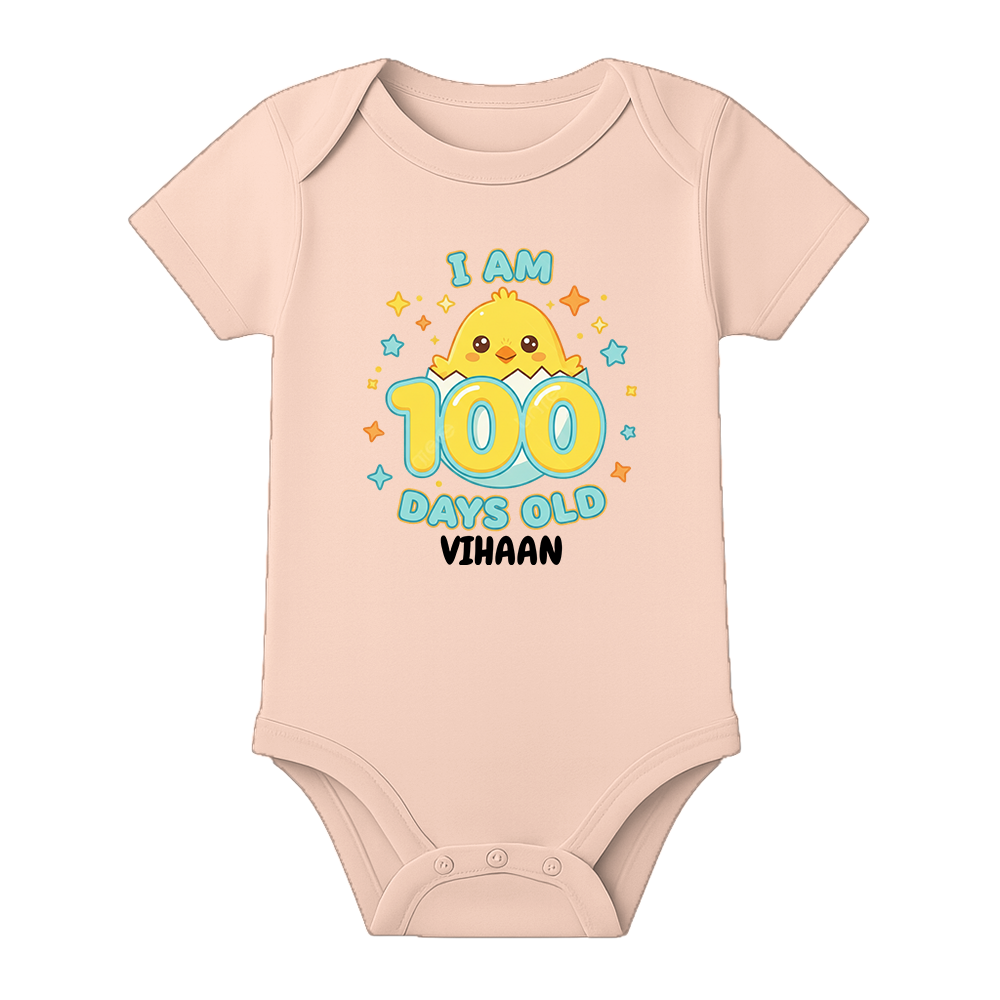 100 Days Celebration Bodysuit for Infant Baby