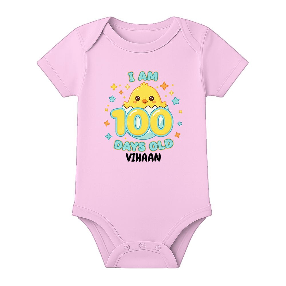 100 Days Celebration Bodysuit for Infant Baby