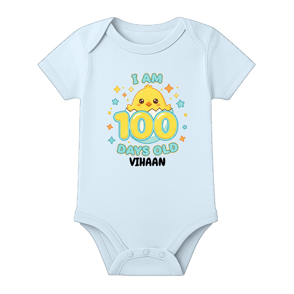 100 Days Celebration Bodysuit for Infant Baby