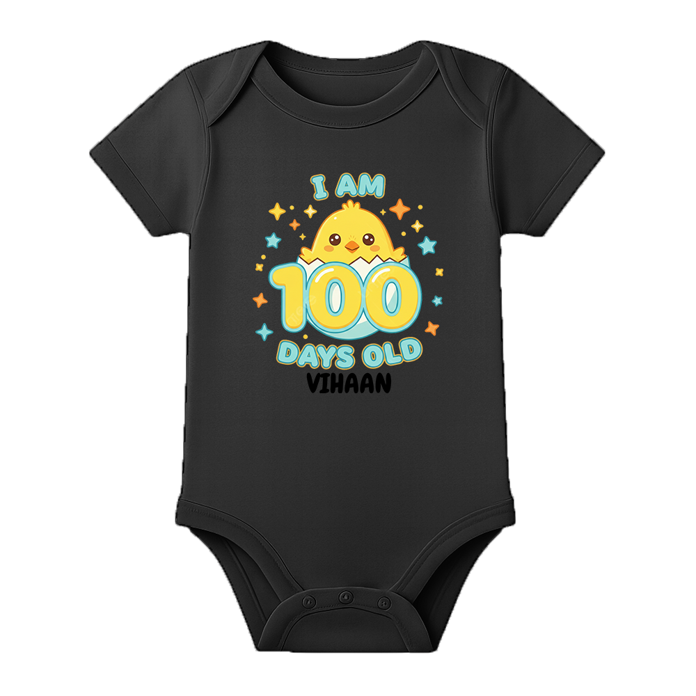 100 Days Celebration Bodysuit for Infant Baby