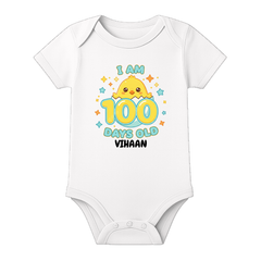 100 Days Celebration Bodysuit for Infant Baby