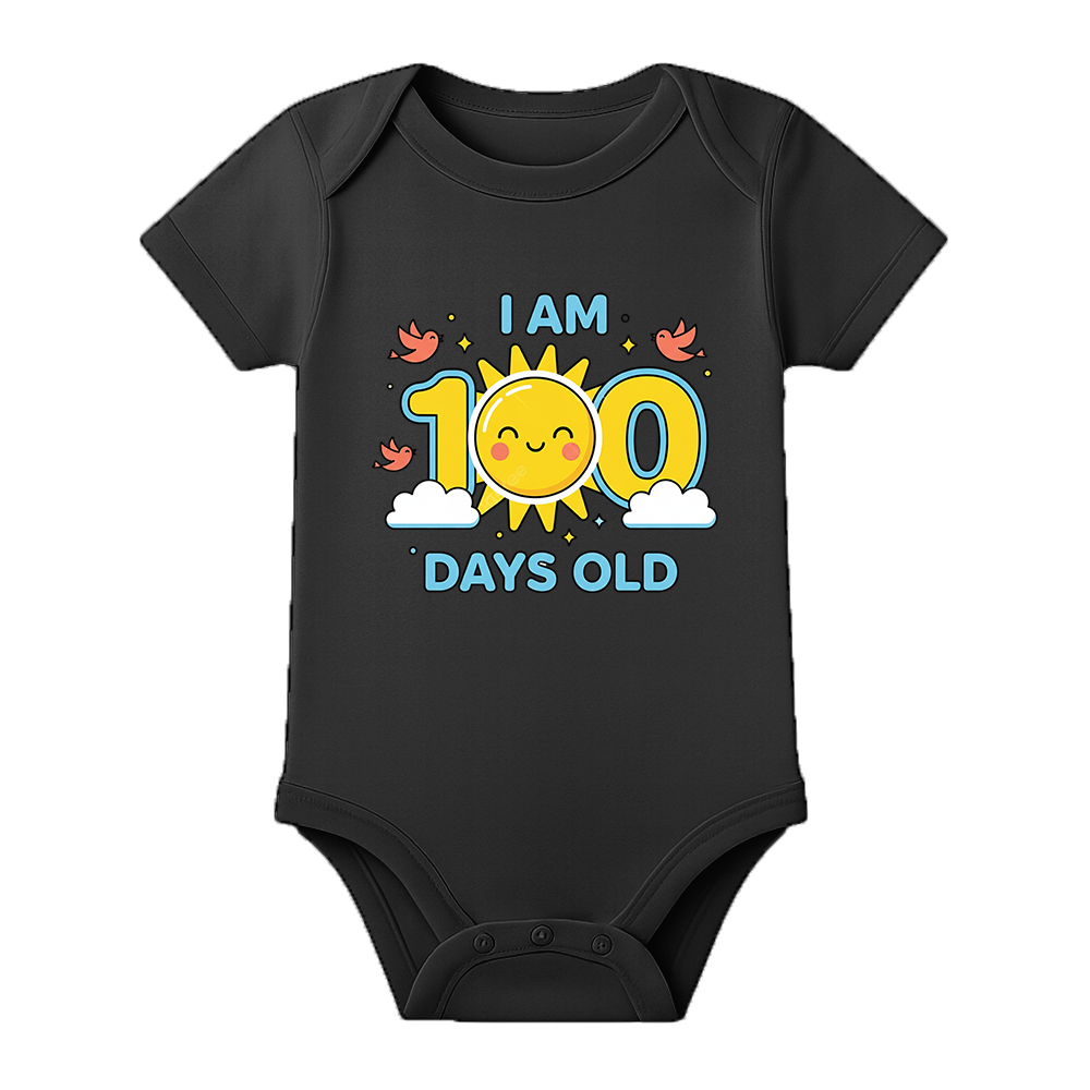 100 Days Baby Jumpsuit Soft Cotton Celebration Wear