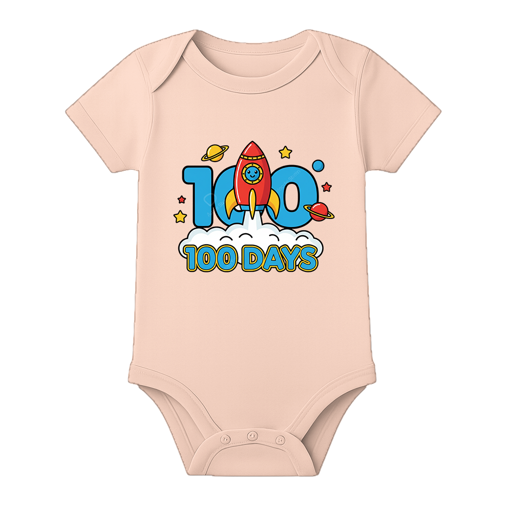 100 Days Baby Special Bodysuit for Photoshoot
