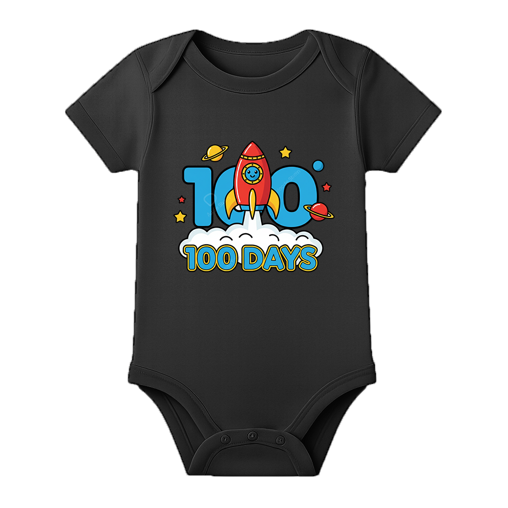 100 Days Baby Special Bodysuit for Photoshoot