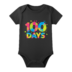 100 Days Baby Party Outfit Custom Print Onesie