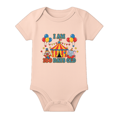 100 Days Milestone Baby Bodysuit Unisex Design