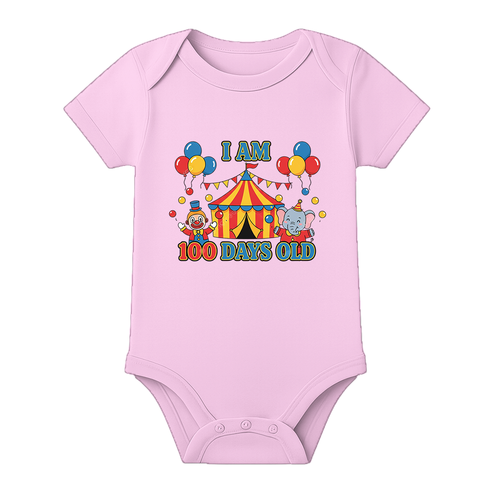 100 Days Milestone Baby Bodysuit Unisex Design