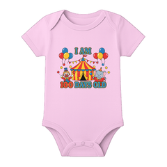 100 Days Milestone Baby Bodysuit Unisex Design