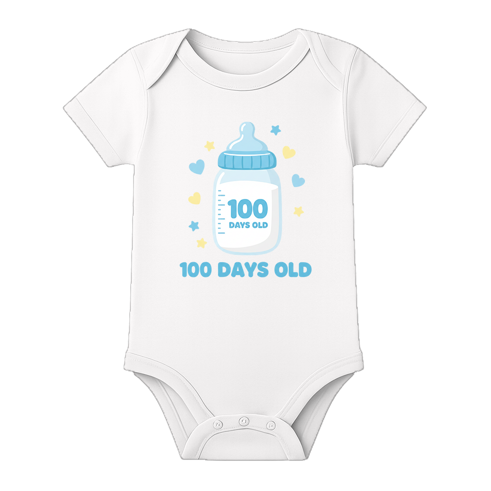 100 Days Complete Infant Romper Breathable Cotton