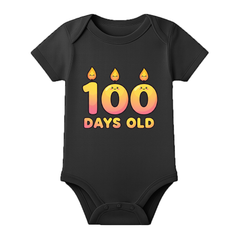 100 Days Newborn Celebration Dress Soft Stretch Romper