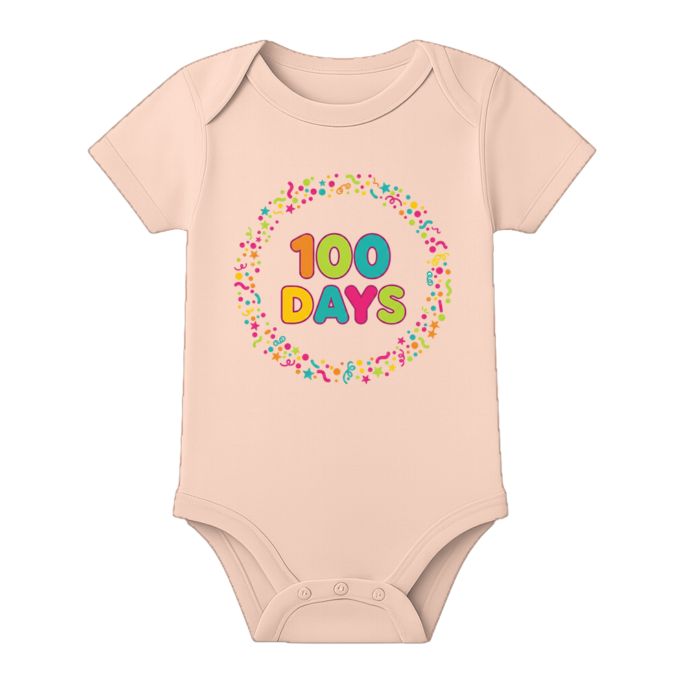 100 Days Tiny Milestone Romper for Newborn