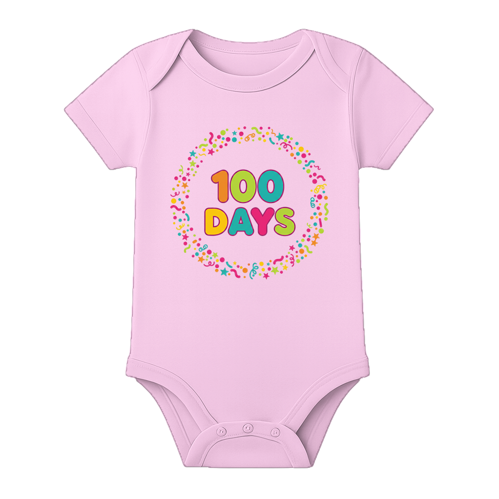 100 Days Tiny Milestone Romper for Newborn